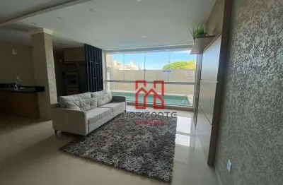 Apartamento com 3 dormitórios para alugar, 102 m² por r$ 1.500,00/dia - ingleses - florianópolis/sc
