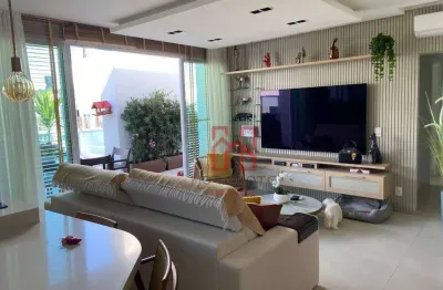 Cobertura com 2 dormitórios à venda, 166 m² por r$ 3.200.000,00 - jurerê - florianópolis/sc