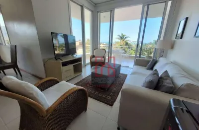 Apartamento com 2 dormitórios para alugar, 120 m² por r$ 1.900/dia - praia brava - florianópolis/sc