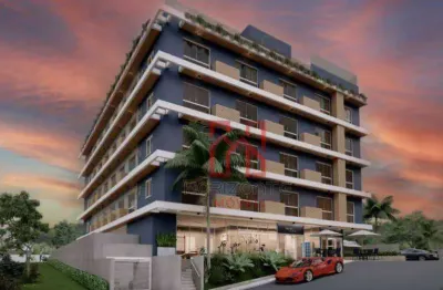 Studio com 1 dormitório à venda, 27 m² por r$ 399.000 - canasvieiras - florianópolis/sc