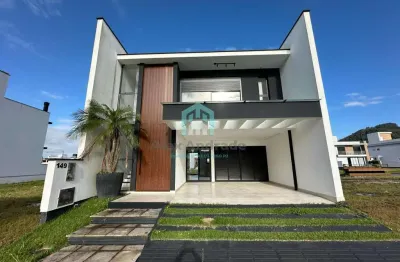 Casa em condomínio à venda em deltaville biguaçu, 3 suítes