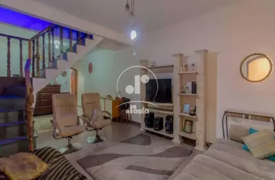 Sobrado à venda, 3 quartos 1 suíte vila camilópolis em santo andré/sp