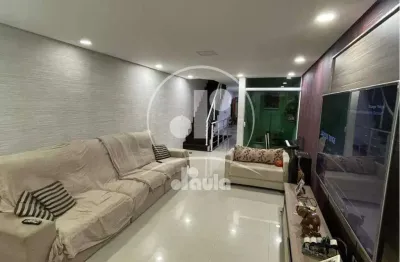 Sobrado à venda, 3 quartos 1 suíte vila assunção em santo andré/sp