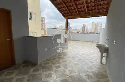 Cobertura à venda, 2 quartos 1 suíte vila assunção em santo andré/sp