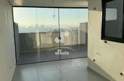 Cobertura à venda, 2 quartos 1 suíte parque erasmo assunção em santo andré/sp