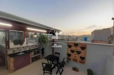 Cobertura à venda, jardim santo andré em santo andré/sp - ref. 13620
