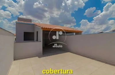 Cobertura à venda, 2 quartos 1 suíte jardim santo alberto em santo andré/sp