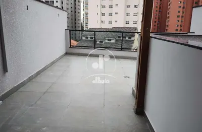 Cobertura à venda, 2 quartos jardim bela vista em santo andré/sp