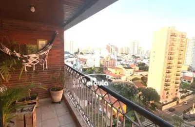 Apartamento à venda, 3 quartos 1 suíte jardim bela vista em santo andré/sp