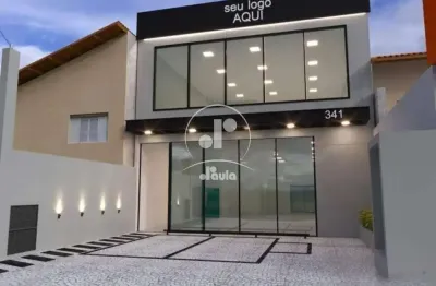 Salão comercial para aluguel, vila bastos em santo andré/sp