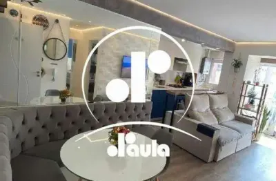 Apartamento à venda, 2 quartos 1 suíte vila apiaí em santo andré/sp