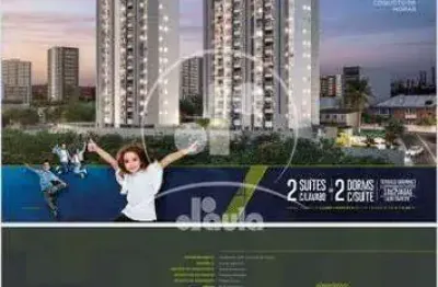 Apartamento à venda, 2 quartos 2 suítes vila alzira em santo andré/sp