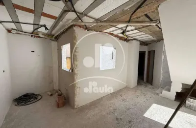 Cobertura à venda, 2 quartos 1 suíte vila humaitá em santo andré/sp