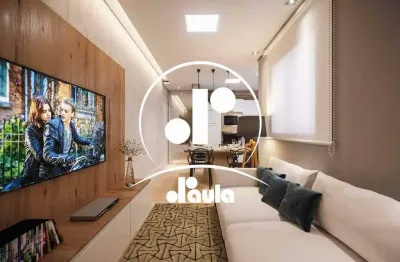 Apartamento à venda, 2 quartos vila eldízia em santo andré/sp