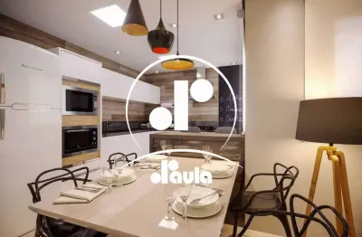 Apartamento à venda, 2 quartos vila eldízia em santo andré/sp