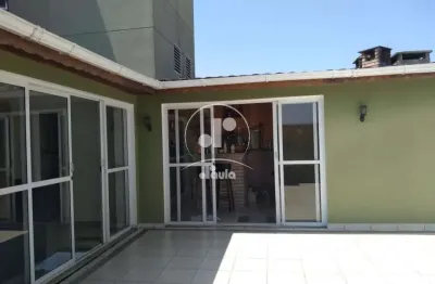 Cobertura à venda, 3 quartos 2 suítes jardim bela vista em santo andré/sp