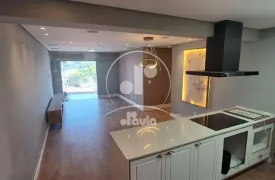 Apartamento para aluguel, 2 quartos 1 suíte vila valparaíso em santo andré/sp