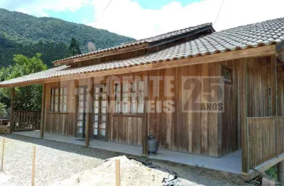 Casa com 3 quartos à venda no bairro rio engano interior de angelina - sc.