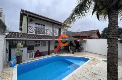 Sobrado com 4 dormitórios à venda, 176 m² por r$ 900.000,00 - cidade jardim - caraguatatuba/sp