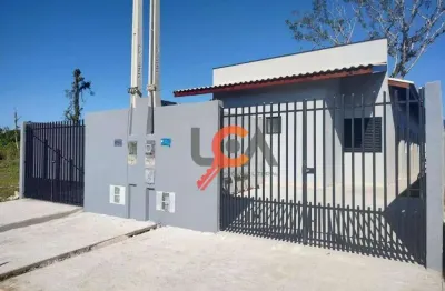 Casa com 2 dormitórios à venda, 55 m² por r$ 299.000,00 - balneário dos golfinhos - caraguatatuba/sp