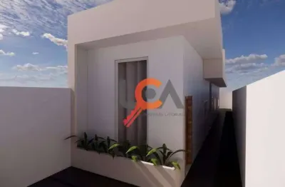 Casa com 2 dormitórios à venda, 62 m² por r$ 350.000,00 - balneário recanto do sol - caraguatatuba/sp