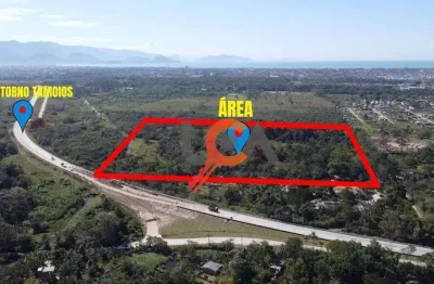 Área à venda, 88000 m² por r$ 13.200.000,00 - pegorelli - caraguatatuba/sp