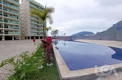 Apartamento mobiliado com 2 dormitórios para alugar, 83 m² por r$ 3.900/mês - cidade jardim - caraguatatuba/sp