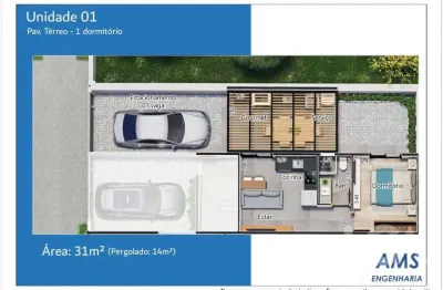 Casa com 1 dormitório à venda, 32 m² por r$ 310.000 - pontal de santa marina - caraguatatuba/sp