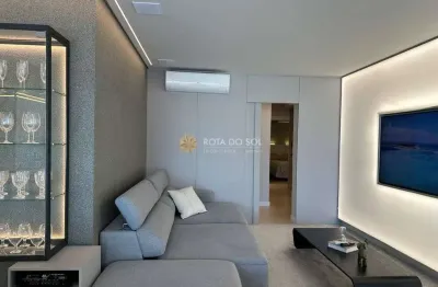 Volo prime apartamento mobiliado com 3 suítes e 3 vagas na meia praia