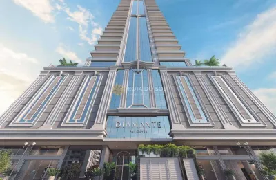 Diamante palace penthouse 4 suítes e 3 vagas em meia praia itapema