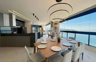 Infinity club apartamento frente mar com 4 suítes no centro de itapema