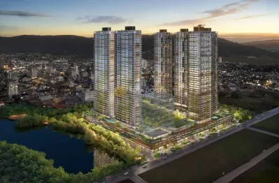 Lagom perequê apartamento com 2 suítes e 2 vagas em porto belo