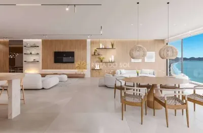 Edify one apartamento frente mar 4 suítes na meia praia