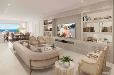 Palais royal apartamento vista mar 4 suítes em perequê porto belo sc