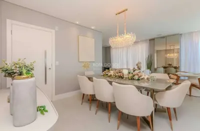 Residencial città di trento apartamento decorado 3 suítes em perequê porto belo/sc