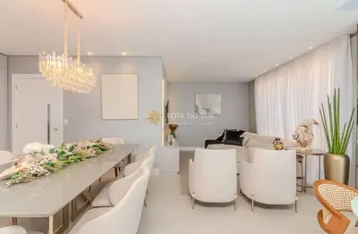 Residencial città di trento apartamento decorado 3 suítes em perequê porto belo sc