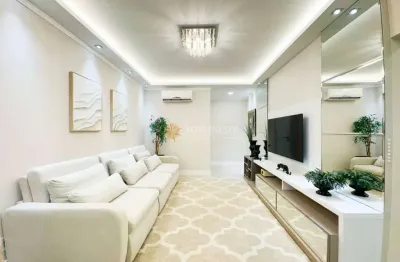 Residencial carmenere cobertura decorada 3 quartos e 2 vagas em meia praia itapema sc
