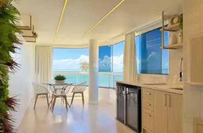 Residencial dona lely coberura frente mar 3 quartos em estreito itapema sc