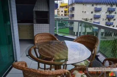 Apartamento mobiliado na praia grande com 2 dormitórios.