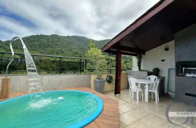 Cobertura duplex mobiliada com 2 dormitórios mais jacuzzi nas toninhas