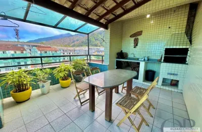 Cobertura duplex com 3 dormitórios vista mar na praia grande.