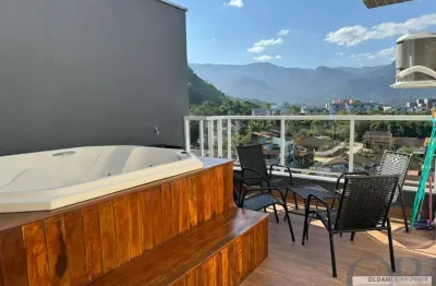 Cobertura com 3 dormitórios mais piscina jacuzzi no pereque-açú