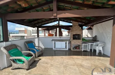 Cobertura triplex com 4 dormitórios mais jacuzzi vista mar no tenório