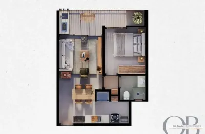 Apartamento com 1 quarto à venda no Parque Vivamar, Ubatuba 
