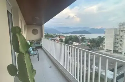 Apartamento de alto padrão mobiliado com 3 suítes vista mar no itaguá.