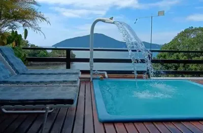 Apartamento interligados com 2 dormitórios vista mar mais jacuzzi no centro