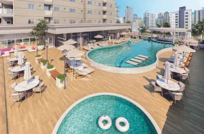 Apartamento com 3 suítes e área de lazer incrível, meia praia, itapema - sc