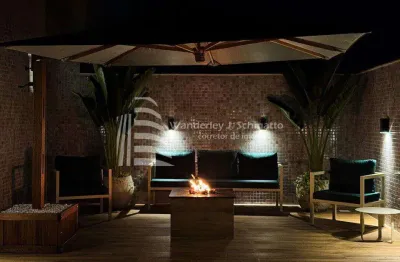 Apartamento com terraço mobiliado e decorado, meia praia, itapema - sc