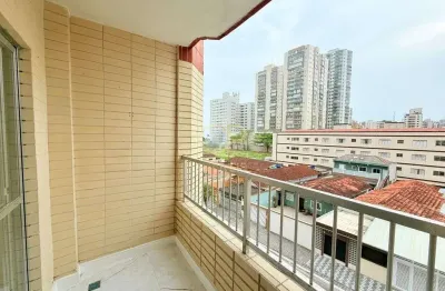 Apartamento com 2 dormitórios a 150 metros da praia na aviação.