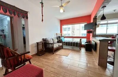Apartamento 1 dormitório em prédio frente mar no bairro real